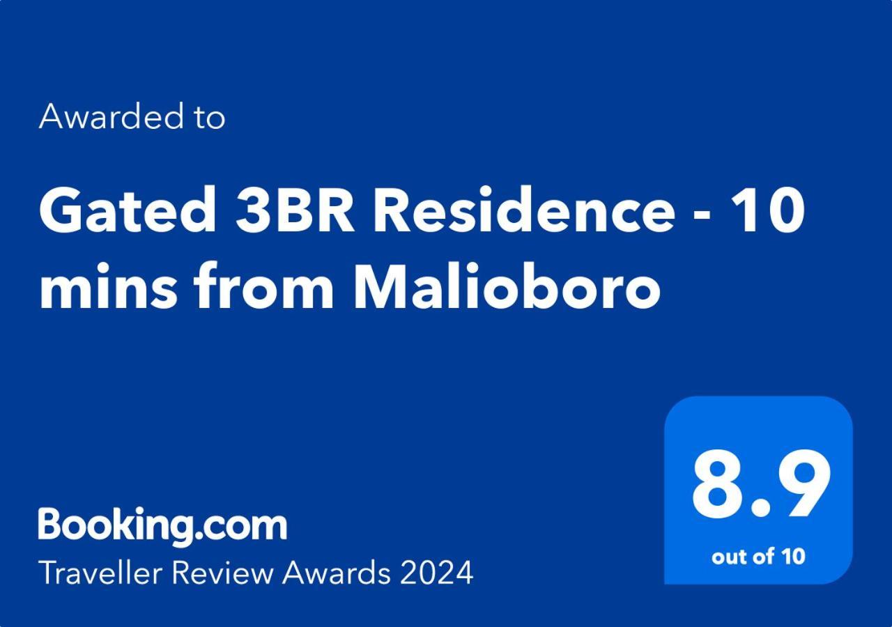 Gated 3Br Residence - 10 Mins From Malioboro Yogyakarta Dış mekan fotoğraf